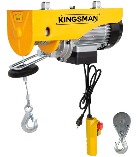 Polipasto 100-200 Kg  Mini Grua Winch Electrico,elevador Kingsman Color Amarillo