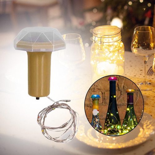 Luzes De Rolhas De Garrafa De Vinho, Lâmpada Colorida De