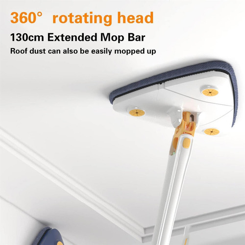 // Limpiador De Pared De Microfibra Con Trapeador Blanco