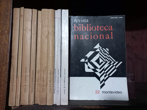 Revista Biblioteca Nacional - Lote X 11 Tomos. Impecables