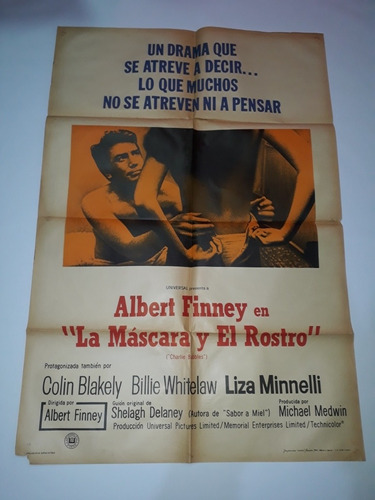 La Máscara Y El Rostro Afiche A.finney Liza Minnelli S30