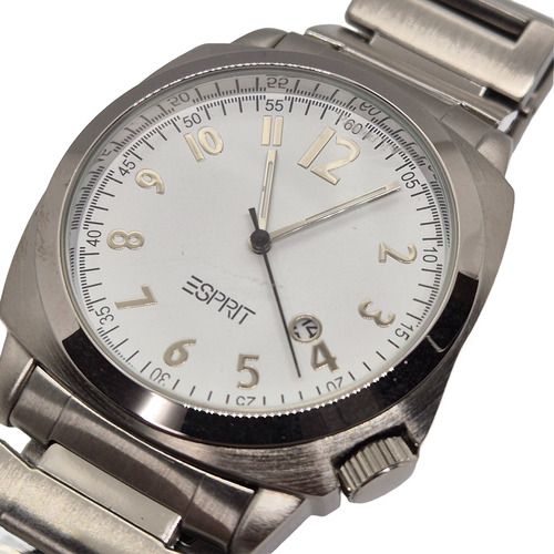 Reloj Esprit Hombre Acero Cuarzo Análogo Calendario Cristal