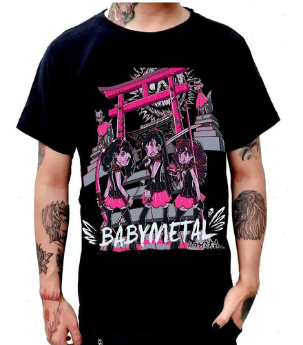 Playera Babymetal Band Metal Japan Harajuku Aesthetic