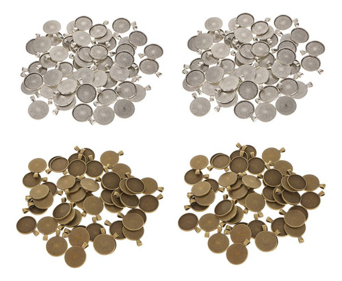 De Piedras De Bandejas En De Bronce / Plata Vintage De 100