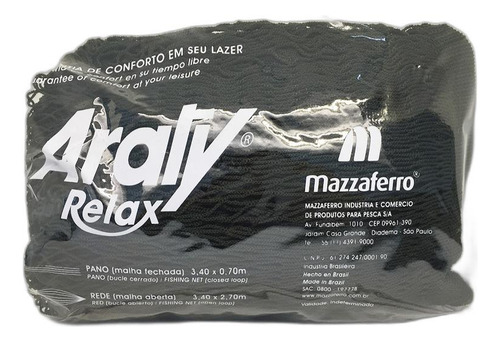 Rede De Descanso Araty Relax 2,90m X 2,20m Verde Militar
