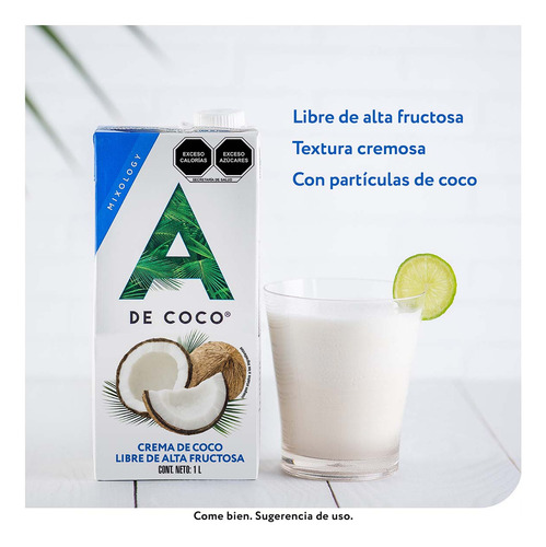 Crema De Coco A De Coco 1l