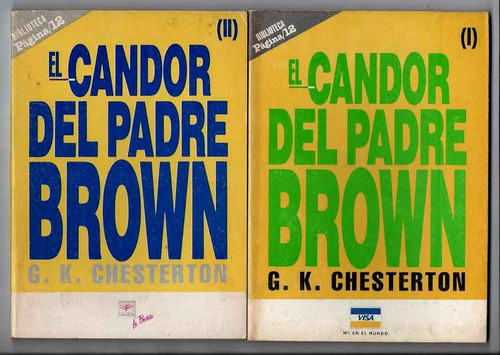 El Candor Del Padre Brown - Chesterton Tomo 1 Y 2