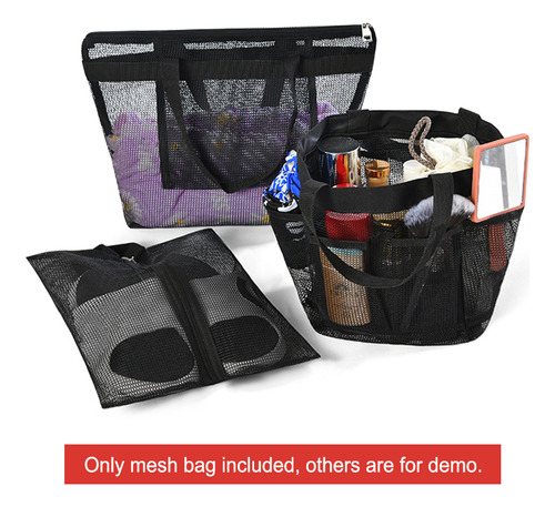 Bolsas De Ducha De Malla Portátiles (paquete De 3) Para Viaj