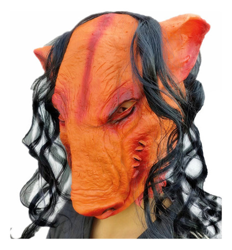 / Máscara De Porquinho De Motosserra De Halloween