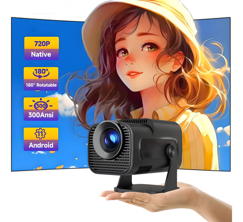 Proyector Portátil 4k Hy320 Android 11 Wifi 6 Hdmi