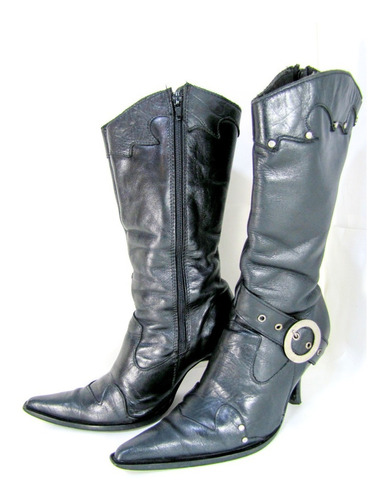 Botas  Zapatos Grimoldi Cuero Talla 36 Elegantes