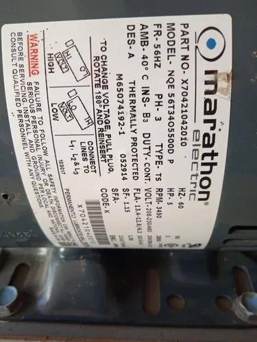 Motor Eléctrico 5 Hp Nuevo