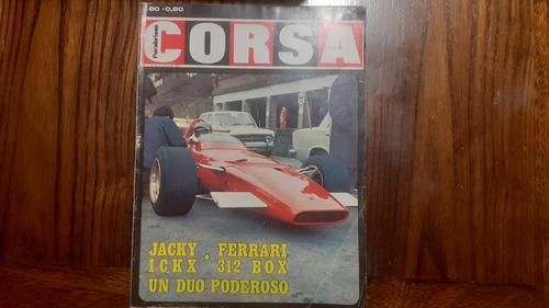 Revista Corsa 204 Ferrari 312 Box Tn San Juan-coquimbo 1970