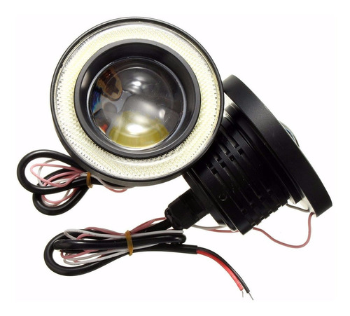 Par De Faros Niebla Ojo De Angel Auxiliares Lupas Led 2 Pz