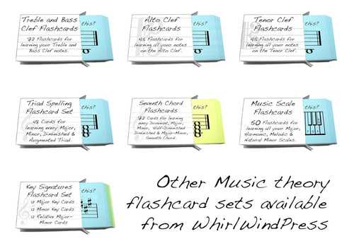 Alto Clef Note Names Flashcards - Diseño Realmente Divertido