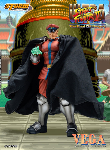 Action Figure: Ultra Street Fighter Ii - M. Bison Pre-vent