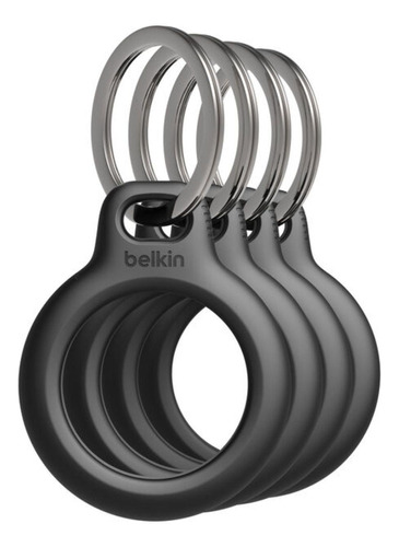 Belkin Soporte Seguro Con Llavero Para Airtag 4-pack Bla