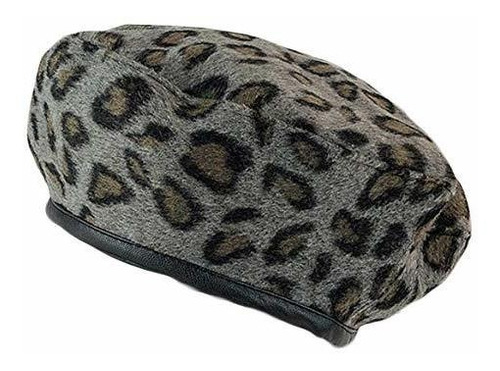 Gorro De Algodon  Joyero Moda Dama Estampado De Leopardo Boi