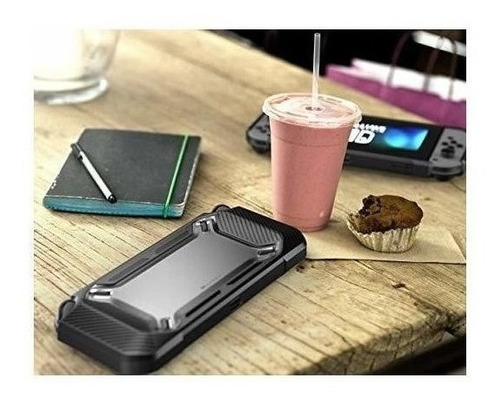 Carcasa Para Nintendo Switch 2017 Resistente Delgado Negro