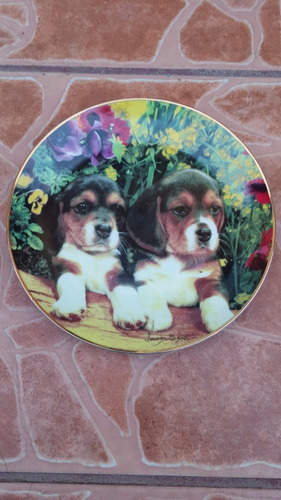 Plato Fine Porcelain The Franklin Mint Puppies & Posies!!!