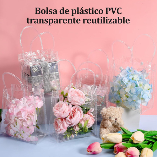 H35pcs Bolsas De Regalo De Pvc Transparente, Bolsas De