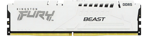 Memoria Ram Kingston Fury Beast White Ddr5 16gb 5600mt/s