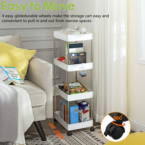 Carrito Organizador De 4 Niveles Para Cocina/baño