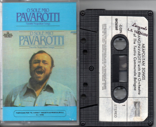 Pavarotti O Sole Mio  Cassette Ricewithduck