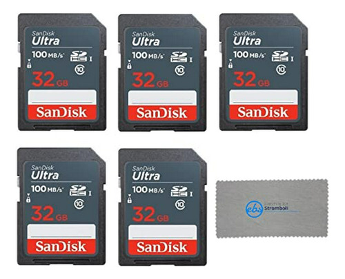 Pack 5 Tarjetas Memoria  32gb Ultra Sdhc Uhs-i Class 10