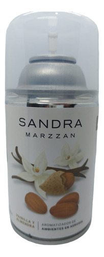 Repuesto De Ambientador Sandra Marzzan 270 Ml Vainilla Y Almendra