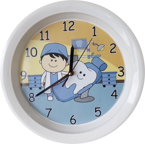 Reloj De Pared Dentista Y Muelita