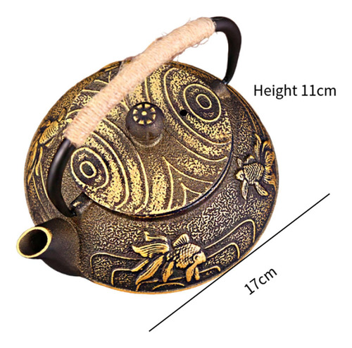 Tetera De Hierro Fundido, Tetera De Hojas Sueltas, Tetera