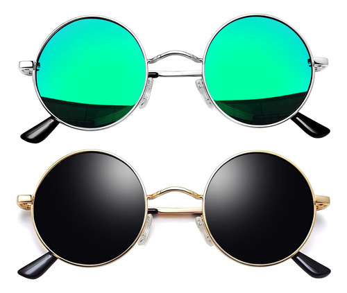 Joopin Gafas De Sol Redondas Hippie Para Mujeres Y Hombres,