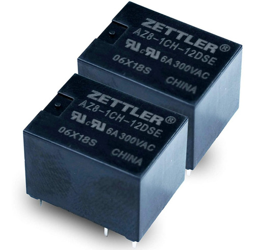 Rele 10a 12v Alternativo Zettler Az8-1ch-12de Iskra Trk1703 