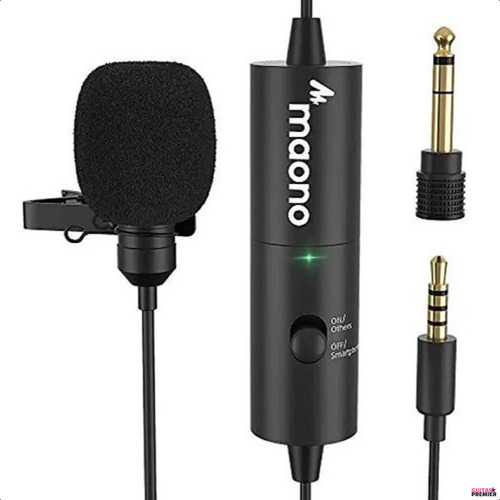 Microfono Lavalier Condenser Camara Celular Pc Tablet Maono