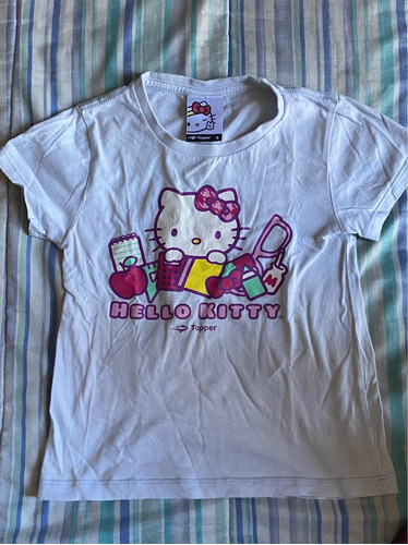 Remera Topper Hello Kitty T-shirt Classrooncasual  Para Niña