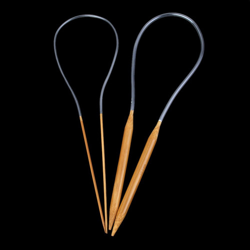 . 14 Medidas 2.0 Mm-6.5 Mm 60 Cm Agujas De Tejer De Bambú