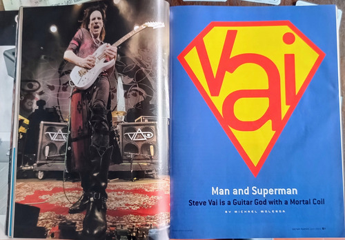 Revista Guitar Player - Steve Vai - Ac/dc - Garbage - Usa (Usado)