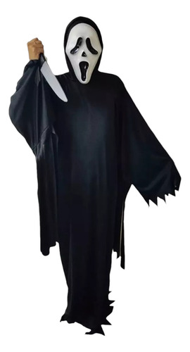 Disfraz De Scream 2023 Adulto O Niño+ Mascara Y Cuchillo