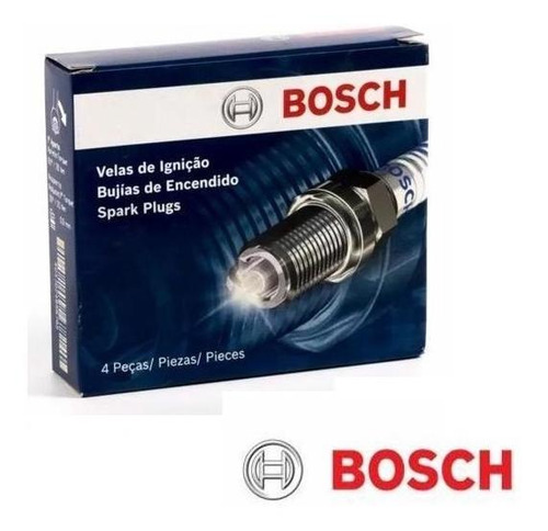 Imagem 1 de 2 de Jogo 4 Velas Bosch Bmw 118i 2.0 16v 2007 À 2011