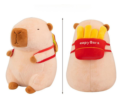 Muñeco De Capibara De Peluche, Animal Papas Fritas Y L