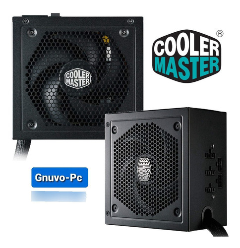 Fuente Poder Cooler Masterwatt 550 Plus 550w Bronce 80 Pc