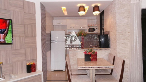 Imagem 6 de 21 de Flat Original 2 Quartos Dividido Em 2 Apartamentos Em Copacabana - Rj - 39007