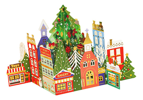 Tarjetas Emergentes Tarjetas De Navidad Tarjeta Colorida De