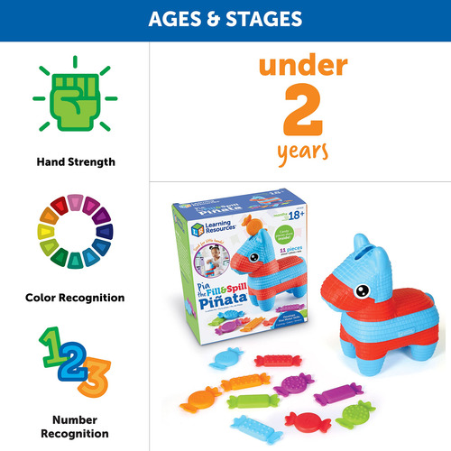 Piñata Pia The Fill & Spill De Toy Learning Resources, Más D