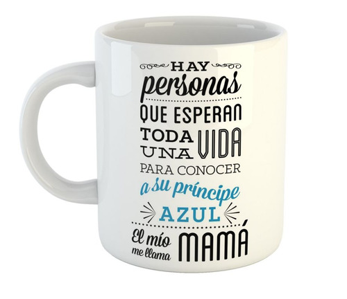 Taza De Plastico Dia De La Madre Principe Azul Me Llama M2