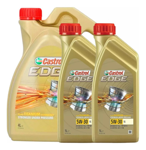 Aceite Motor Castrol Edge 5w30 Sintético Gasol/diesel Dpf 6l