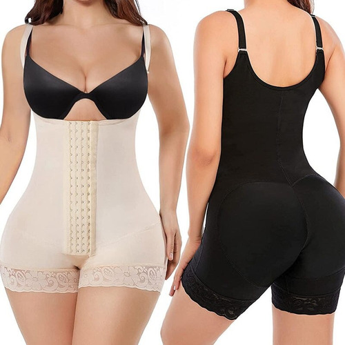 Body De Encaje Ajustable Con Control De Barriga