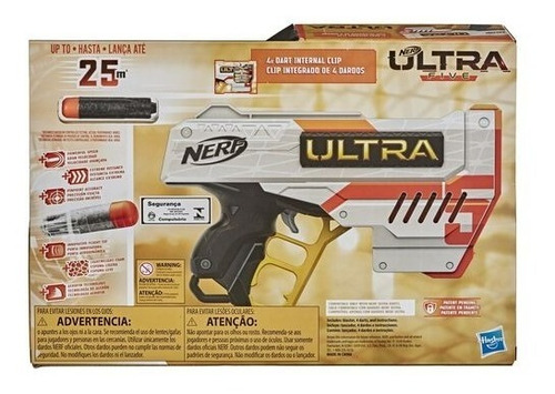 Nerf Lanzador Dardos De Larga Distancia Ultra Five 4 Dardos