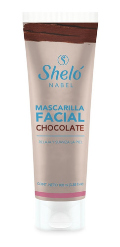 Mascarilla Facial Chocolate Antioxidante Antiestrés Hidrata